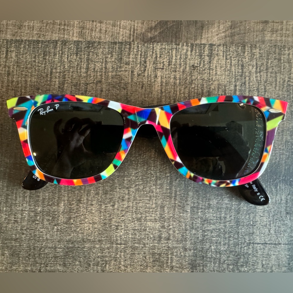 RayBan Polarized Wayfarer Rare Limited Edition Matthew W. Moore Special Series